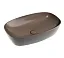 Раковина Ceramicanova Element CN6049MDB, 60 см, сантехфарфор, цвет темно-коричневый матовый