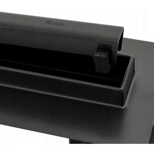 Душевой лоток с решеткой Rea Neo Slim Pro Black 50 G6992 черный