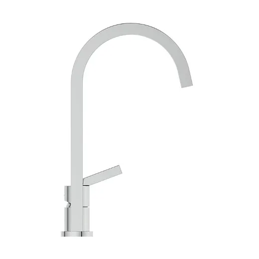 Смеситель для кухонной мойки Ideal Standard GUSTO BD423AA с высоким трубчатым квадратным изливом