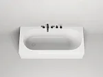 Ванна Salini Fabia 102612GF, 180 х 80 см, из искусственного камня S-Sense, цвет белый, покраска по RAL полностью