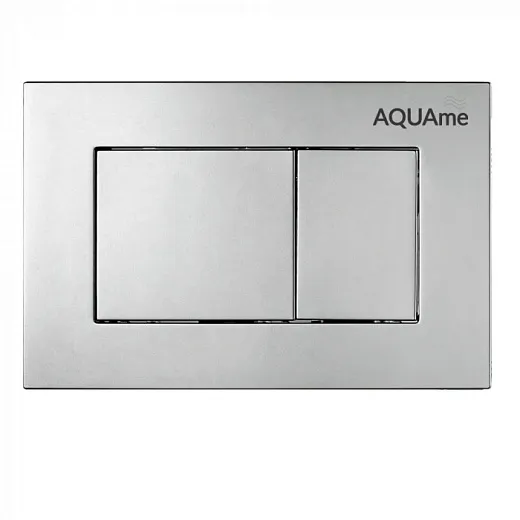 Кнопка смыва AQUAme AQM4102S сатин
