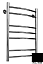 Полотенцесушитель Ростела Свирель D нижнее подключение 1/2" 50x70 7 перекладин черный Полотенцесушитель Ростела Свирель D нижнее подключение 1/2" 50x70 7 перекладин черный