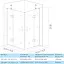 Душевой уголок Good Door Saturn CR-100-C-CH, 100 х 100 х 185 см, стекло прозрачное, хром, СА00015