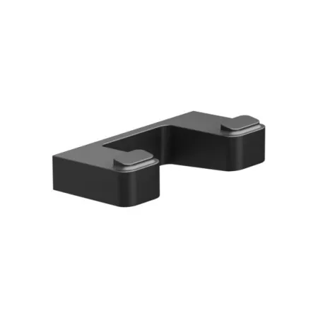 Крючок 10° black матовый, двойной, цвет черный