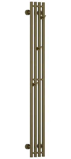 Полотенцесушитель водяной Сунержа Кантата Pro, 05-0446-1515, 1500 x 150, ширина 20 см, высота 150 см, состаренная бронза