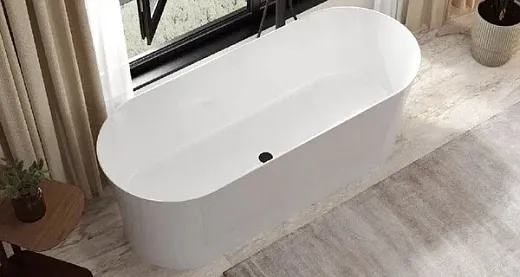 Ванна из искусственного камня Belux Берген Бг-1700, 170 х 70 см, белая, 4810924288974