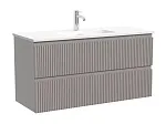 Тумба под раковину Sancos Snob R SNR100/39SM, 100 см, подвесная, Doha Soft