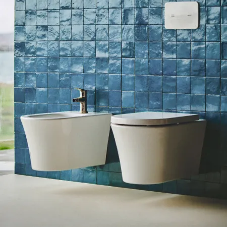 Унитаз подвесной Ideal Standard La Dolce Vita с технологией смыва AquaBlade  E330301 с сиденьем и крышкой с микролифтом E266701
