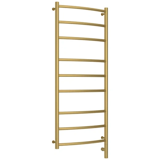 Полотенцесушитель электрический Сунержа Галант 3.0, высота 120 см, ширина 50 см, диммер слева/справа, цвет матовое золото, 032-5800-1250/032-5801-1250