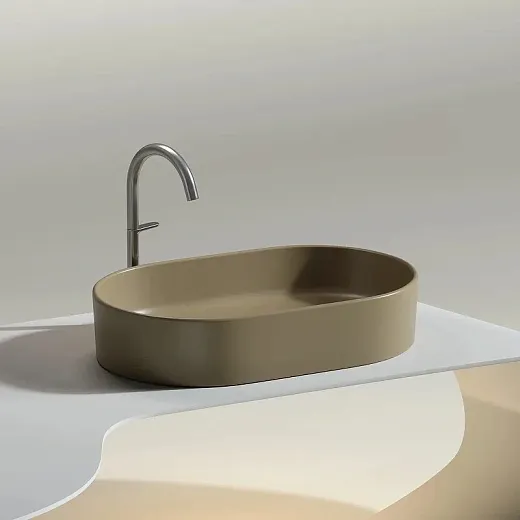Умывальник Ceramicanova Element CN6048MC 60см сантехфарфор капучино матовый, CN6048MC