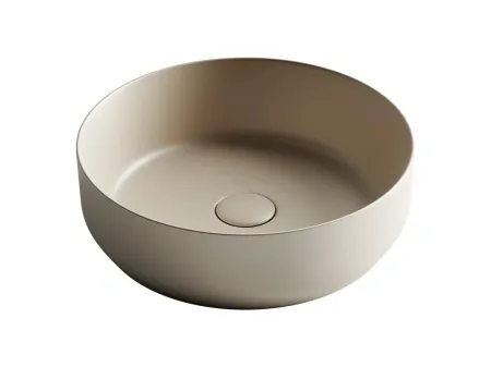 Раковина Ceramicanova Element CN6022MC 39 x 39 x 12 см, накладная, круглая, без перелива, сантехфарфор