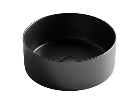 Раковина Ceramicanova Element CN6032MB 35.8 x 35.8 x 13.7 см, накладная, круглая, без перелива, сантехфарфор
