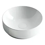 Раковина Ceramicanova CN6005 35.5 x 35.5 x 12.5 см, накладная, круглая, без перелива, сантехфарфор