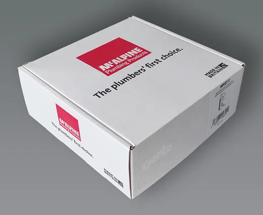 Сифон для ванны McAlpine MRB11-MBL, Click-Clack, прочистка снаружи, L-70 см, цвет черный