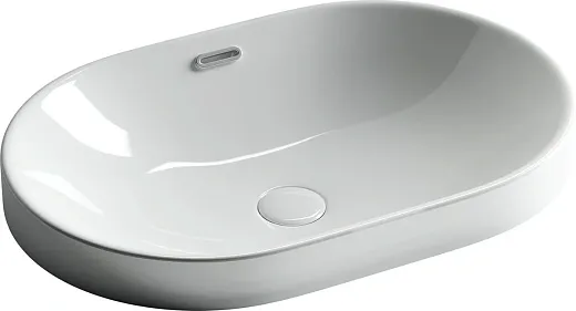 Умывальник Ceramicanova Element CN5020 60х40х19.5см овальный с переливом, CN5020