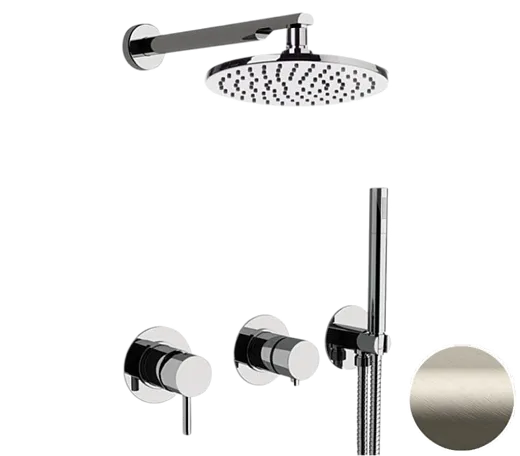 Душевая система Remer X Style X96S02OXV, сталь