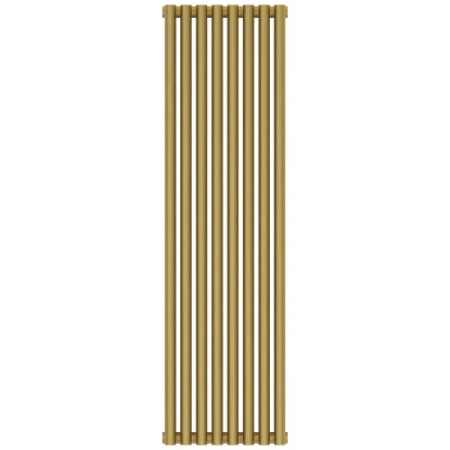 Радиатор трубчатый Сунержа Эстет-00, 8 секций, боковое подключение, цвет матовое золото, 032-0332-1208 Радиатор трубчатый Сунержа Эстет-00, 8 секций, боковое подключение, цвет матовое золото, 032-0332-1208