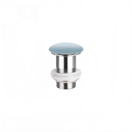 Донный клапан Ceramicanova CN2000MHL, Click-Clack, без перелива, серо-голубой матовый