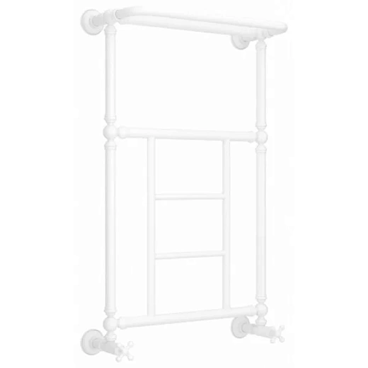 Полотенцесушитель водяной Сунержа Ренессанс 1452 30-0282-8650, 860x500, с полкой, цвет матовый белый