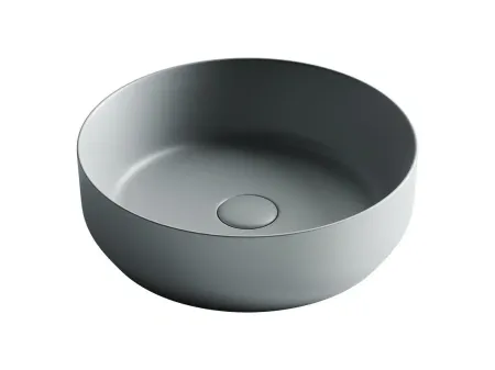 Раковина Ceramicanova Element CN6022MH 39 x 39 x 12 см, накладная, круглая, без перелива, сантехфарфор