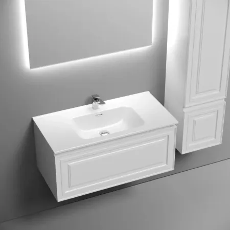 Тумба под раковину Sancos Very VR90W, 90 см подвесная, Bianco