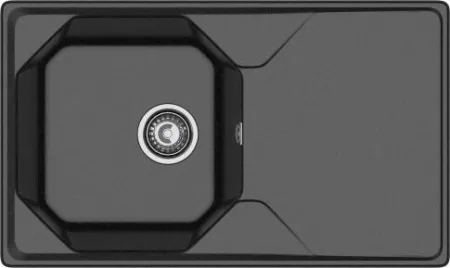 Мойка кухонная GRANFEST UNIQUE U-840L черный, 4610015003178