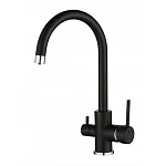 Смеситель AquaSanita Sabiaduo 2963 601 black metallic
