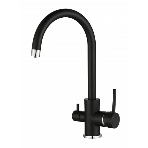 Смеситель AquaSanita Sabiaduo 2963 601 black metallic