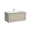 Тумба под раковину Sancos Very VR90CE, 90 см подвесная, Beige Soft