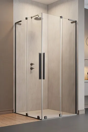 Душевая стенка Radaway Furo SL Brushed GunMetal KDD 80 Left, 10305080-92-01L