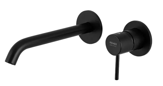 Смеситель для раковины Remer X Style X15PLNO, чёрный матовый