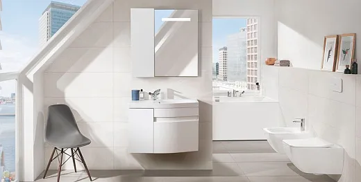 Тумба для умывальника Belux Токио НП 80-01 80, подвесная, правая, 4810924288790