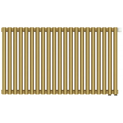 Радиатор отопления Сунержа Эстет-00 EU50, 21 секция, нижнее подключение, цвет матовое золото, 032-0322-5021