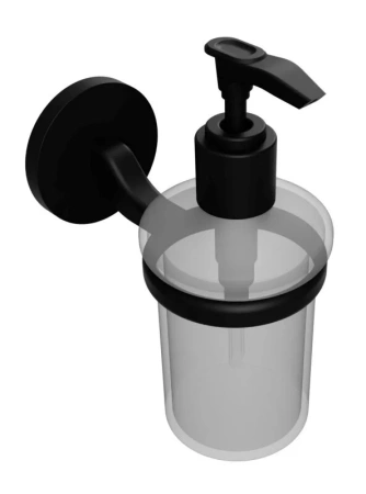 Дозатор жидкого мыла Bemeta Nox, белый, черный, 102408020