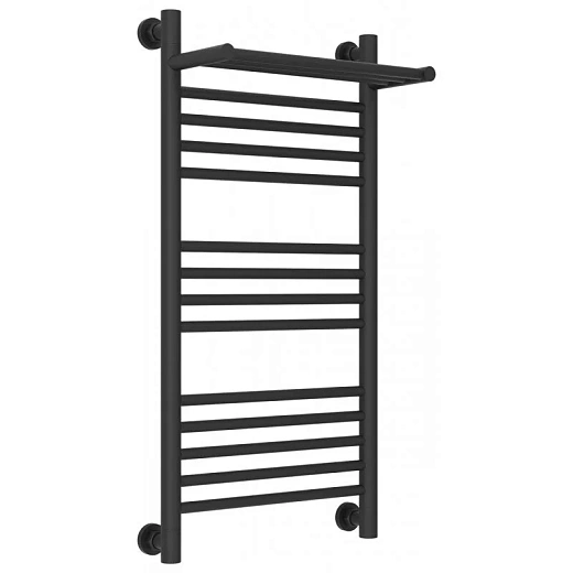 Полотенцесушитель водяной Сунержа Богема+ 15-0223-8040, 800x400, с полкой, цвет тёмный титан муар