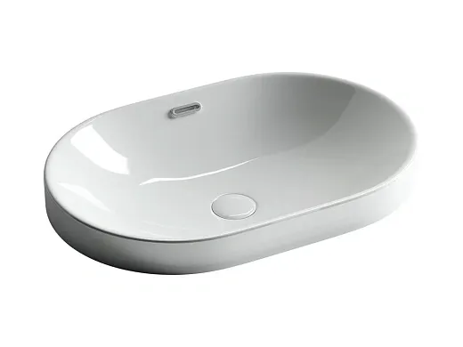 Умывальник Ceramicanova Element CN5020 60х40х19.5см овальный с переливом, CN5020