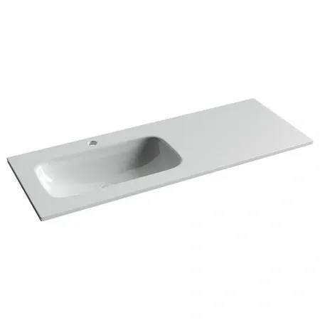 Раковина Ceramicanova Grace CN7020 встраиваемая, 121 х 45.7 см, левая, белый, сантехфарфор