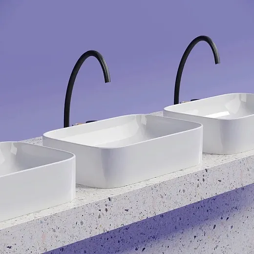 Умывальник Ceramicanova Element CN6053 60см сантехфарфор белый, CN6053