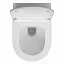 Инсталляция с унитазом VitrA Sanibelle 9878B003-7200 комплект 4 в 1 с сиденьем микролифт безободковый цвет клавиши глянцевый хром