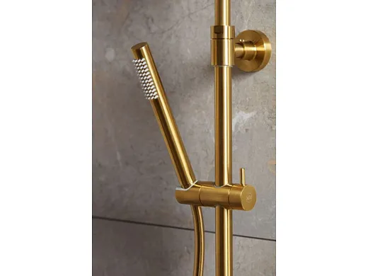 Душевая система Armatura Moza Gold 5736-920-31 с термостатом золото