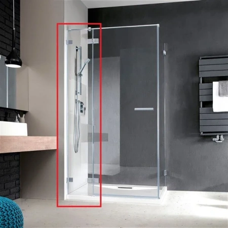 Неподвижная стенка двери Radaway Euphoria KDJ 243, 24.3 х 200 см, стекло прозрачное, профиль хром, левая, 383241-01L Неподвижная стенка двери Radaway Euphoria KDJ 243, 24.3 х 200 см, стекло прозрачное, профиль хром, левая, 383241-01L