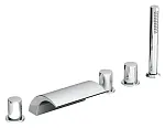 Смеситель Ravak Waterfall WF 025.00 на борт ванны (Товар с экспозиции)