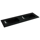 Умывальник Ceramicanova Grace CN7022MB 141см сантехфарфор черный матовый, CN7022MB
