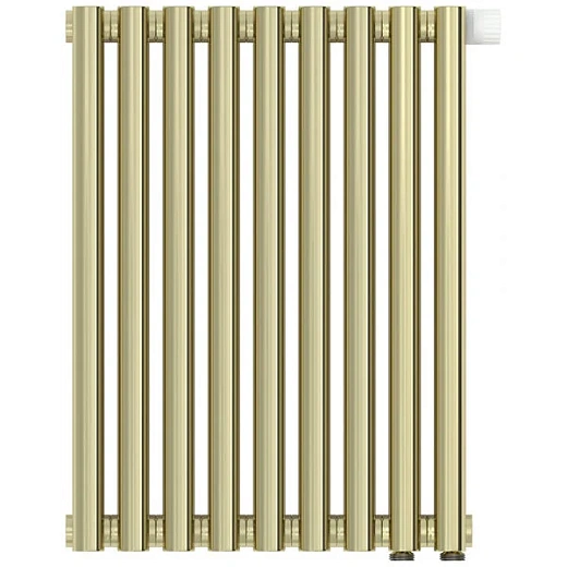 Радиатор отопления Сунержа Эстет-00 EU50, 9 секций, нижнее подключение, цвет шампань, 020-0322-5009