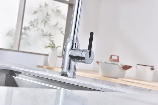 Смеситель PAULMARK MAGNETO ONE Ma213188-CR, хром, с гибким изливом