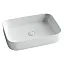 Раковина Ceramicanova CN5004 60 x 42 x 14 см, накладная, прямоугольная, без перелива, сантехфарфор