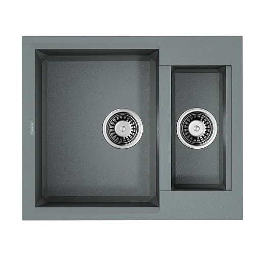 Кухонная мойка Omoikiri Sakaime 60-2-GR Tetogranit/leningrad grey