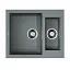 Кухонная мойка Omoikiri Sakaime 60-2-GR Tetogranit/leningrad grey
