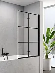 Шторка на ванну New Trendy SUPERIA BLACK 100х150 R