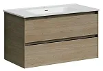 Тумба под раковину Sancos Cento CN90KE 90 см, подвесная, карпатская ель